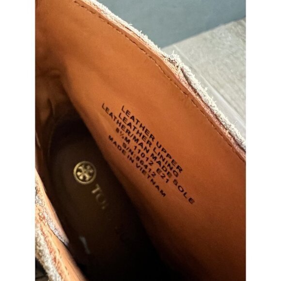 NWOB TORY BURCH Sierra Heeled Ankle Suede Square Toe size 8.5 - Picture 7 of 11